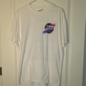 Pepsi 400 White Graphic Tee